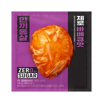 한끼통살제로 닭가슴살(바베큐맛 100g/EA)