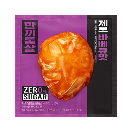 한끼통살제로 닭가슴살(바베큐맛 100g/EA)