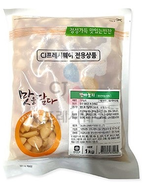 이음푸드 깐마늘지(고형량60% 1Kg/EA)  업소용 반찬
