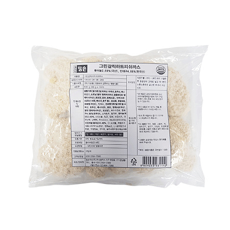 참손 그린갈릭하트피쉬까스(하트모양_유청칼슘_60g*10입 600g/EA)