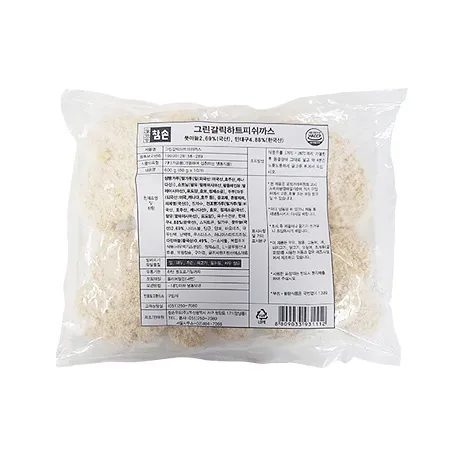 참손 그린갈릭하트피쉬까스(하트모양_유청칼슘_60g*10입 600g/EA)