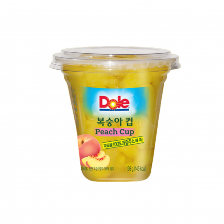 DOLE 후룻컵(복숭아_스푼없음 198g/EA)