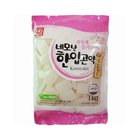 한성기업 네모난한입곤약(1Kg/EA)