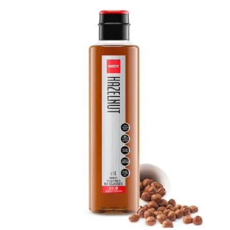 SHOTT 헤이즐넛향  시럽(1L 1Kg/EA)