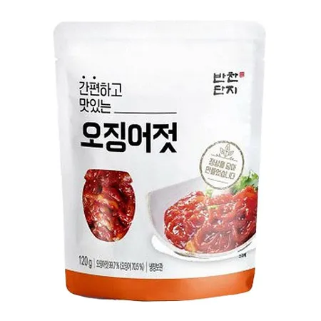 반찬단지 오징어젓갈(120g/EA)  업소용 반찬