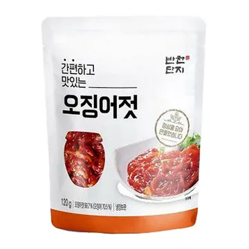 반찬단지 오징어젓갈(120g/EA) 업소용 반찬