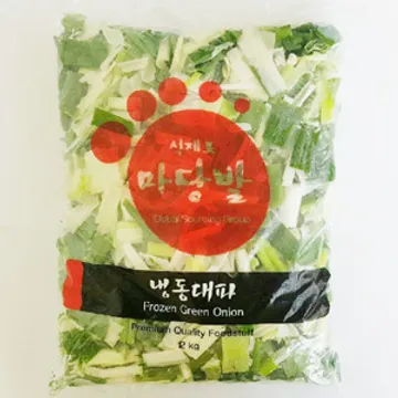 ★초특가★ 냉동대파(중국산 5cm절단_하프컷 2Kg/EA) 절단대파