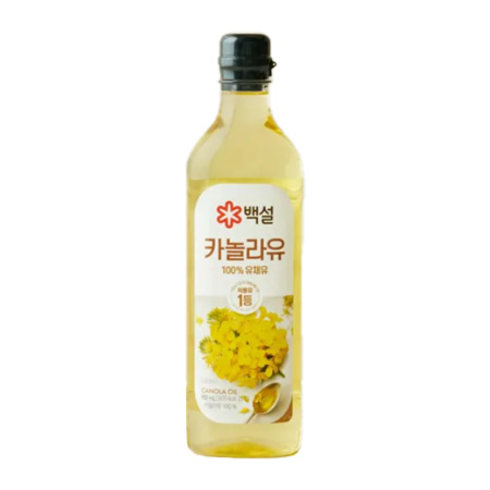 백설 카놀라유(900ml 825g/EA)