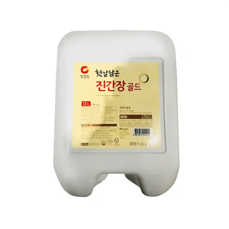 청정원 진간장(골드 13L_햇살담은_자연숙성 13Kg/EA)
