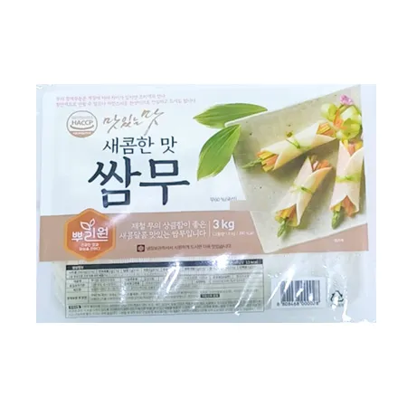 뿌리원 무쌈(새콤달콤 3Kg/EA)
