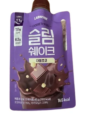 랩노쉬 슬림쉐이크(더블초코 45g/EA)