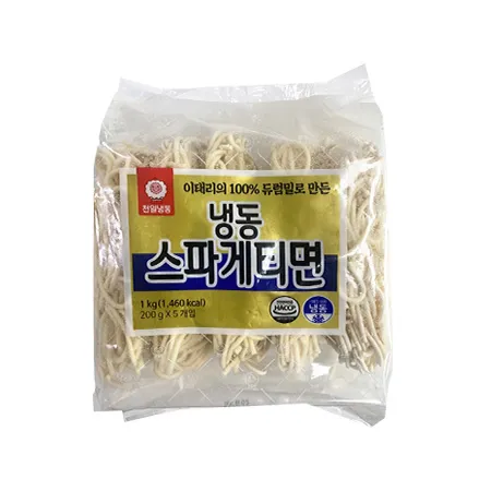 천일식품 냉동스파게티면(200g*5입 1Kg/EA)