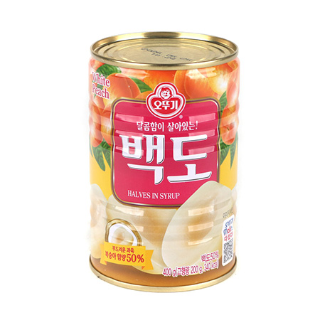 오뚜기 백도캔(2절 400g/EA)