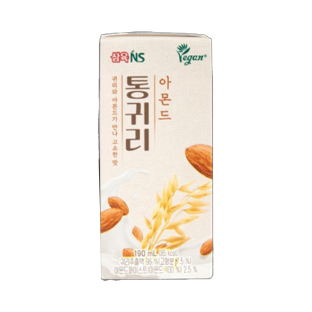 NS네이처세븐 통귀리아몬드음료(190ml 190g/EA)