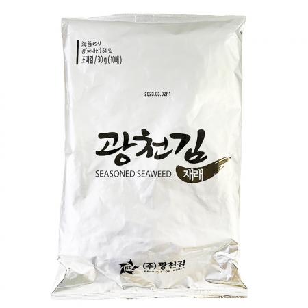 광천김 재래전장김(10매 30g/EA)/국내산