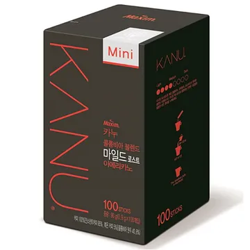 카누 아메리카노커피(콜럼비아_마일드로스트_0.9g*100T 90g/EA)