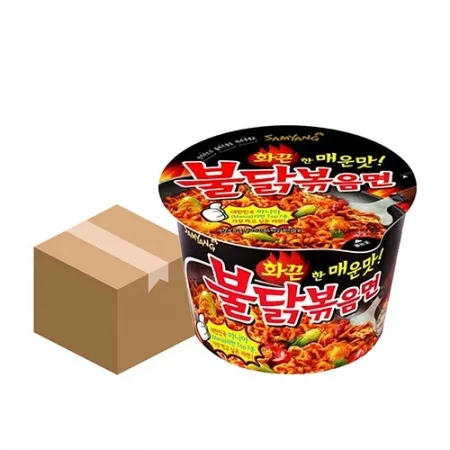 삼양식품 불닭볶음면(컵 105g*16EA/BOX) [원산지: 상세설명참조]