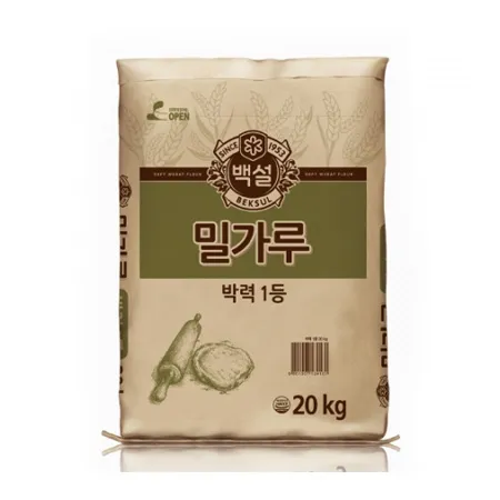 백설 밀가루(박력_1등 20Kg/EA)
