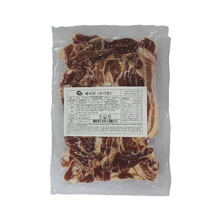 웰쿠스 베이컨파지(삼겹_실속형 1Kg/EA)