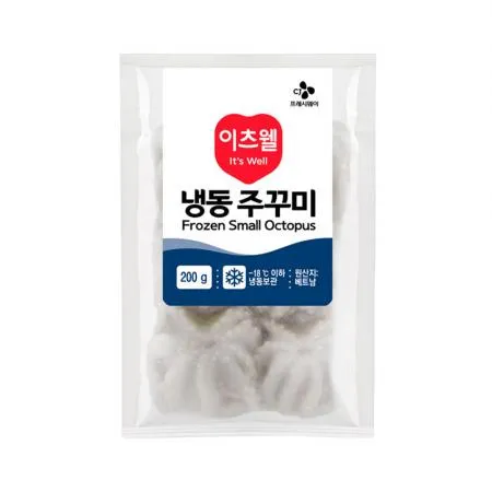 이츠웰 쭈꾸미(홀_6미 200g/EA)/베트남산