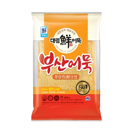 ★임박특가★(2026.05.24까지) 사조대림 황금진 사각어묵(상천 800g/EA) 오뎅 연육75.82% 