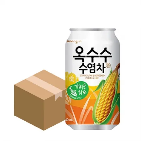 웅진 옥수수수염차(캔_340ml 340g/EA)x24 [원산지: 상세설명참조]