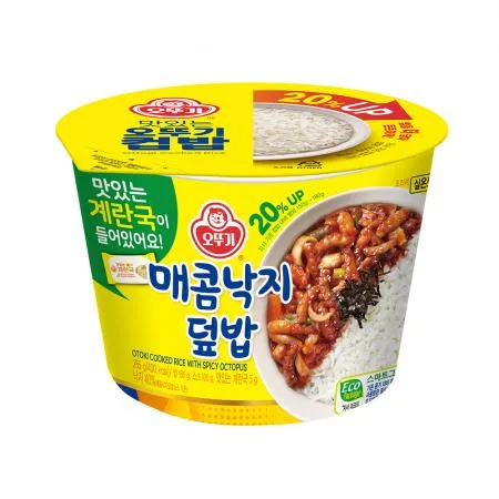 오뚜기 컵밥(매콤낙지덮밥_즉석국 285g/EA)