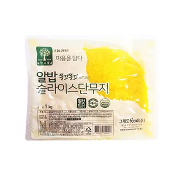 웰빙 단무지(다진것 일식용_알밥용 1Kg/EA)