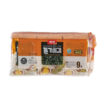 동원F&B 도시락김(들기름_5g*9봉입 45g/EA)/국내산