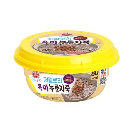 오뚜기 저칼로리흑미누룽지죽(215g/EA)