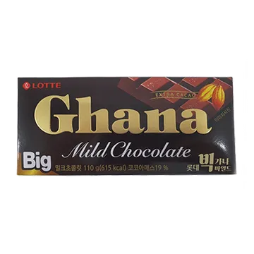 롯데제과 빅가나초콜릿(110g/EA)