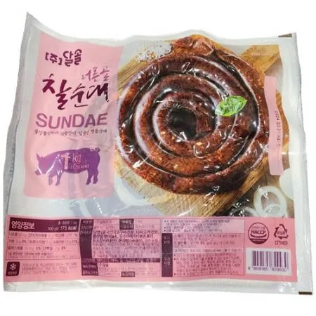 ★초특가★ 달솔 너른골찰순대(통 1Kg/EA) 이미지