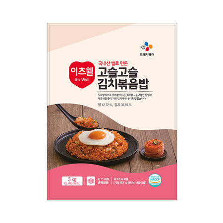 이츠웰 고슬고슬김치볶음밥(NEW 3Kg/EA)