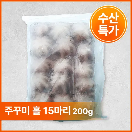 ♥ 수산특가 ♥ 주꾸미(홀_15미 200g/EA)