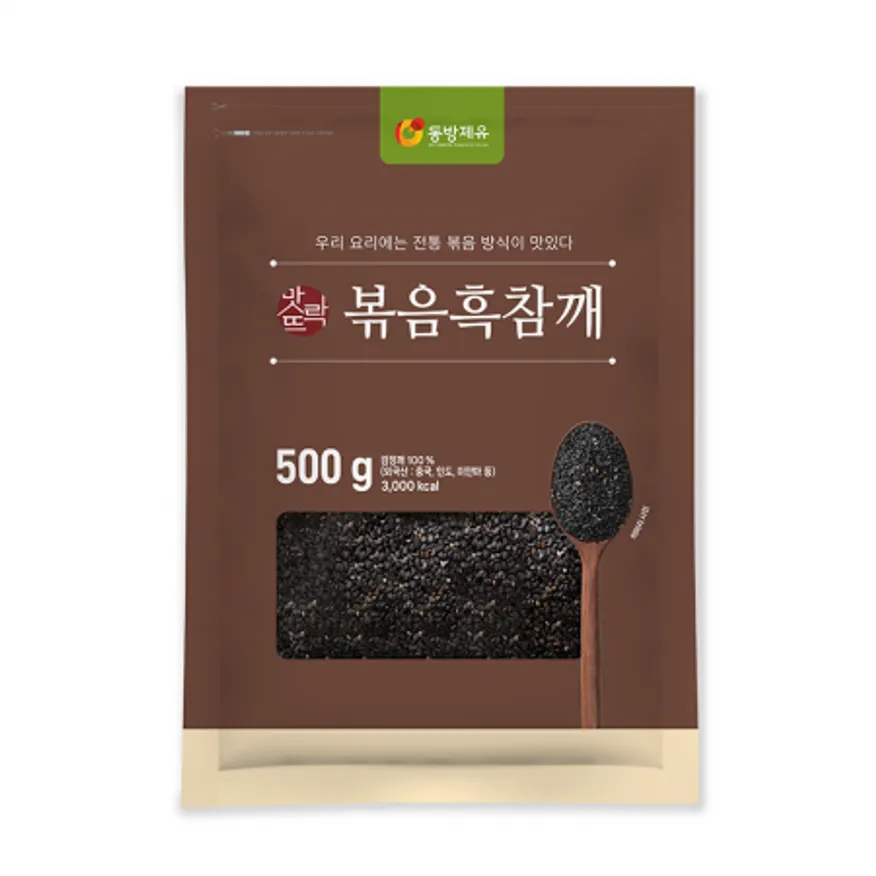 맛뜨락 볶음흑참깨(500g/EA) 이미지