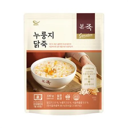 본죽 누룽지닭죽(330g/EA)