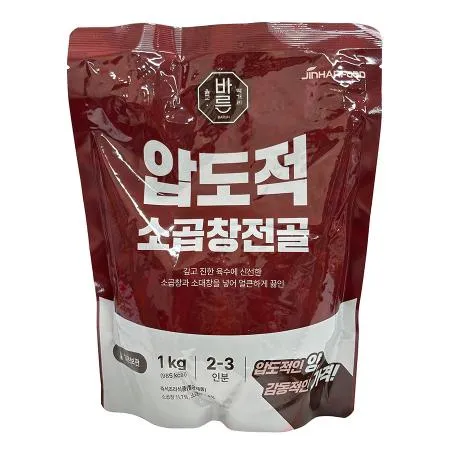 진한식품 바른압도적소곱창전골(레토르트 1Kg/EA)