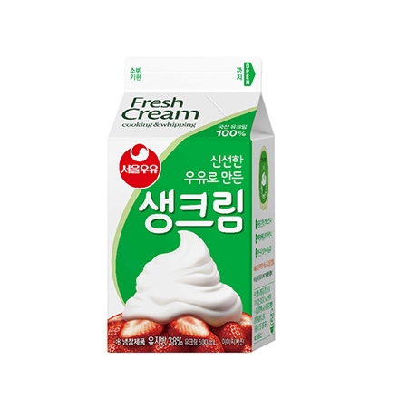 서울우유 생크림(500ml_동물성 500g/EA) 이미지