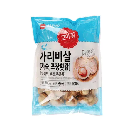 재호식품 가리비살(자숙 포장횟감용 500g/EA)