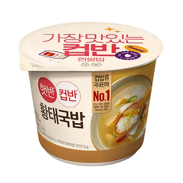햇반 컵반(황태국밥_NEW 170g/EA) 즉석밥 컵밥