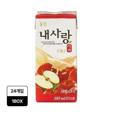 내사랑 사과주스(팩_185ML 185g/EA)x24