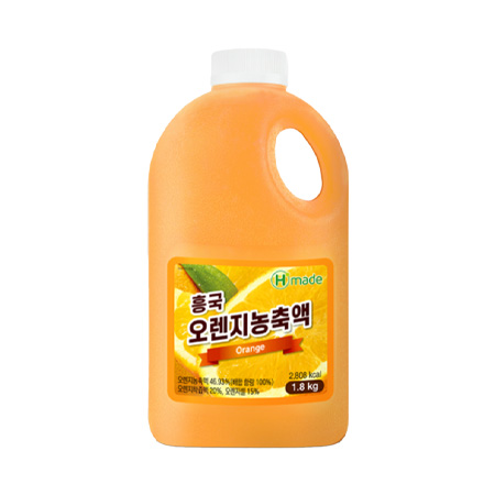 흥국F&B 오렌지에이드농축액(1.8Kg/EA)