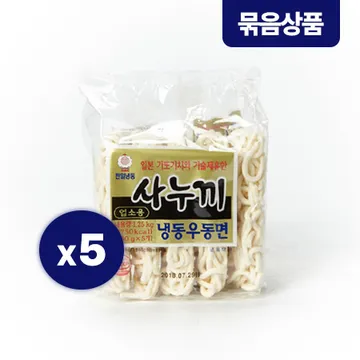 천일식품 사누끼우동면(250g*5입 1.25Kg/EA)