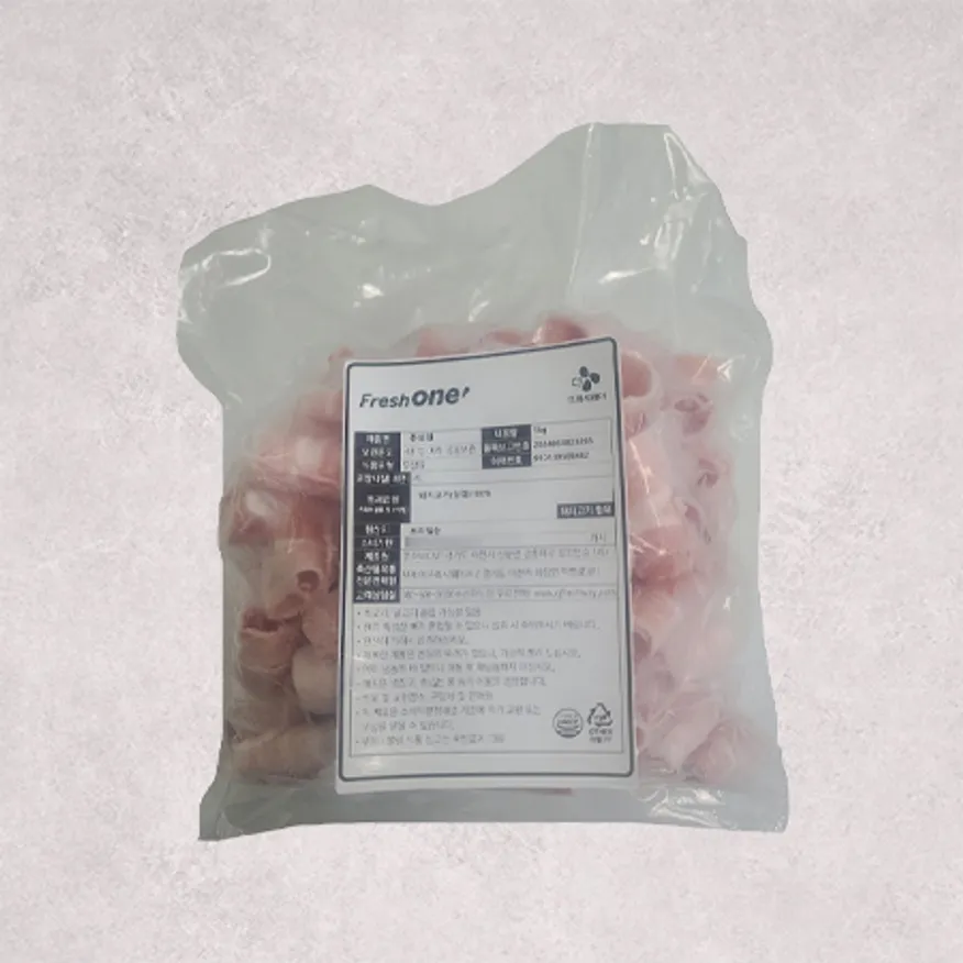 ♥정육특가♥돈대패삼겹( 2mm두께_대패돌돌말이 구이용 1Kg/EA) 이미지