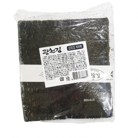 광천김 김밥김(생김_100매입 200g/EA)/국내산