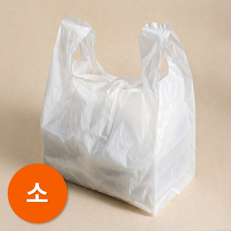 ★초특가★ 비닐봉투 배달봉투(소)_흰색_무지 100매 27*42cm