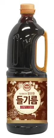 해표 딱한번짠참진한들기름(1.8L 1.8Kg/EA)