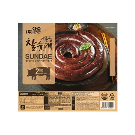 달솔 너른골찰순대(통 2Kg/EA)