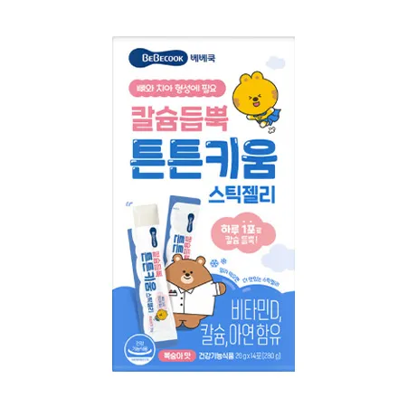 베베쿡 칼슘듬뿍튼튼키움스틱젤리(20g*14포입 280g/EA)