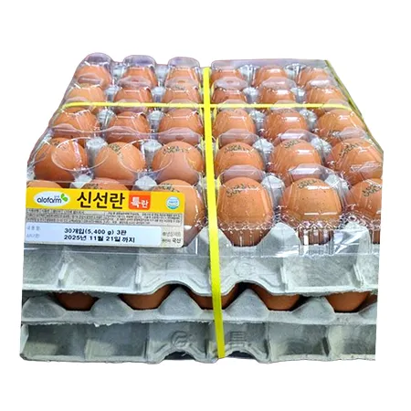 ★판당 6,500원★ 알로팜 특란( 60g*30입_3판단위 1.8Kg/EA) 이미지